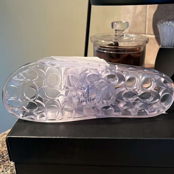 Coach Ulyssa clear sandal/slide - Picture 4 of 6